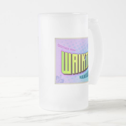 WAIKIKI MATGLAS BIERPUL (Voorkant rechts)