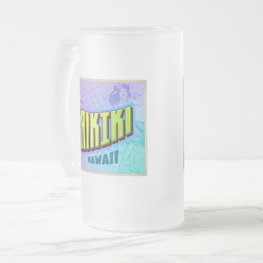 WAIKIKI MATGLAS BIERPUL (Voorkant links)