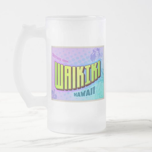 WAIKIKI MATGLAS BIERPUL (Links)