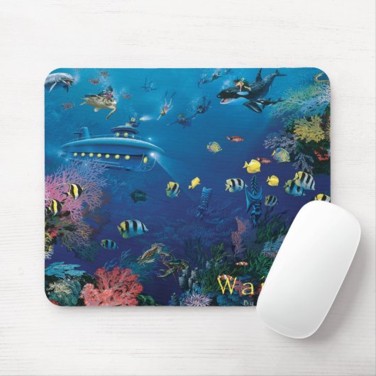 Waikiki Mousepad Muismat (Met muis)