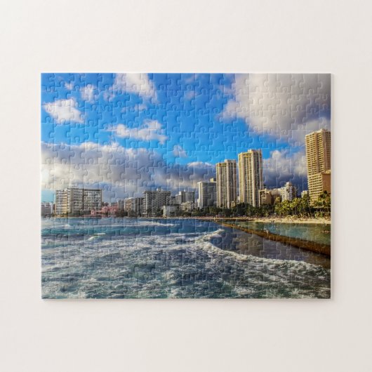 Waikiki Oahu Puzzle Legpuzzel (Horizontaal)
