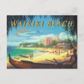 Waikiki  Reproduction Briefkaart (Voorkant)