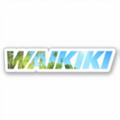 Waikiki Sticker (Voorkant)