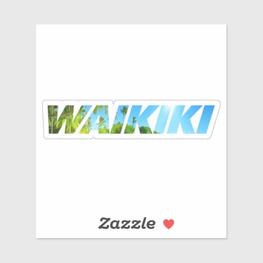 Waikiki Sticker (Vel)