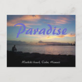 Waikiki-strand Briefkaart (Voorkant)