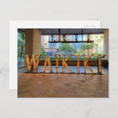 Waikiki teken #1 Briefkaart (Voorkant / Achterkant)