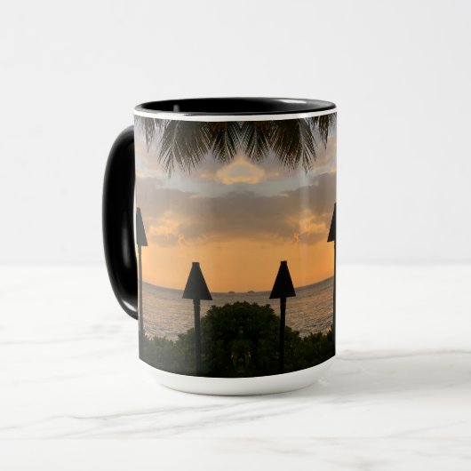 Waikiki Tiki Torches Mok (Voorkant links)