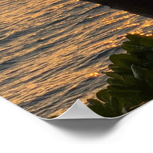 Waikiki Tiki Torches Poster (Hoek)