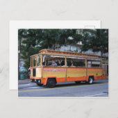 Waikiki Trolley, Honolulu, Hawaii Briefkaart (Voorkant / Achterkant)