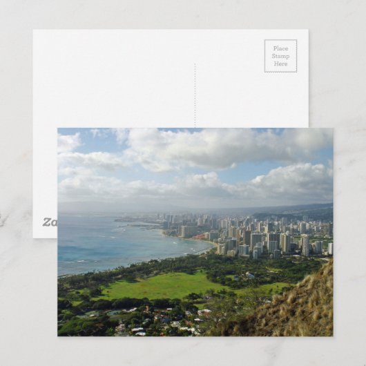 Waikiki van Diamondhead Briefkaart (Voorkant / Achterkant)