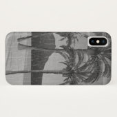 Waikiki  vervormd grijs Briefkaart Case-Mate iPhone Case (Achterkant (horizontaal))