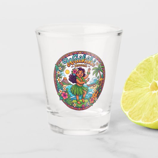 Waikiki VS Shot Glas (Voorkant)