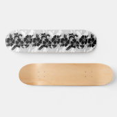 Waikoloa Hawaiian Hibiscus Floral Etched Skateboard (Horizontaal)