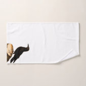 Wail Natuur Black Bird Raven Bad Handdoek (Handdoek)