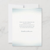 Wailea bruiloft gepersonaliseerde bericht bedankkaart (Achterkant)