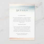 Wailea Bruiloft Informatiekaartje (Voorkant)