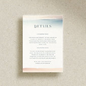 Wailea Bruiloft Informatiekaartje