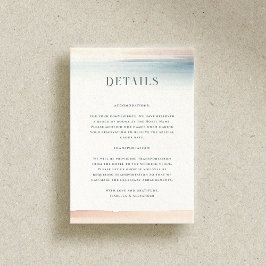 Wailea Bruiloft Informatiekaartje