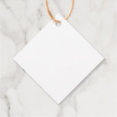 Wailea Bruiloft Monogram Bedankjes Labels (Achterkant)