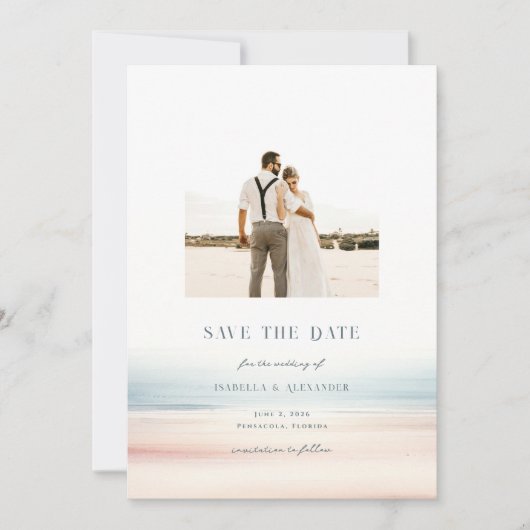 Wailea Bruiloft Save The Date (Voorkant)