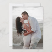 Wailea foto bruiloft save the date (Achterkant)