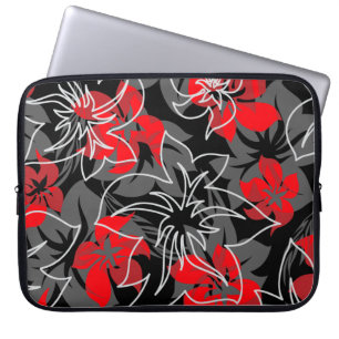 Wailea Hibiscus Hawaiian Neopree Wetsuit Laptop Sleeve