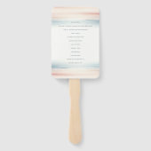 Wailea Trouwprogramma Handwaaier (Achterkant)