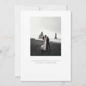 Wailea Waterverf minimalistische elegante strand b Kaart (Achterkant)