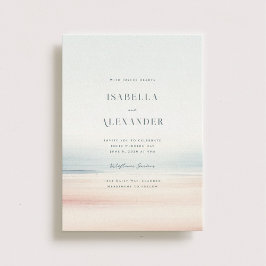 Wailea Waterverf minimalistische elegante strand b Kaart