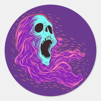 Wailing Banshee Ronde Sticker
