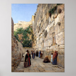 Wailing Wall | Gustav Bauernfeind | Poster
