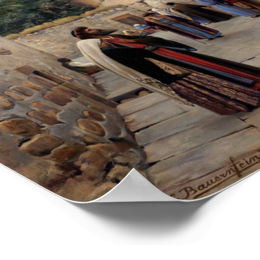 Wailing Wall | Gustav Bauernfeind | Poster (Hoek)