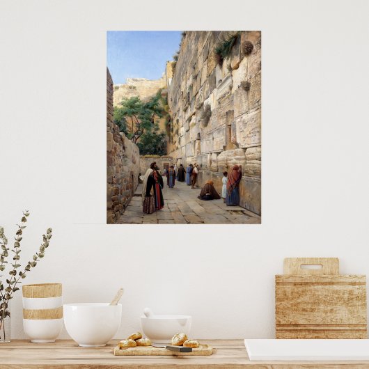 Wailing Wall | Gustav Bauernfeind | Poster (Keuken)