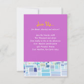 Wailing Wall Israel Bar Bat Mitzvah Reception Card Kaart (Voorkant)