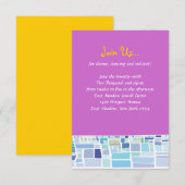 Wailing Wall Israel Bar Bat Mitzvah Reception Card Kaart (Voorkant / Achterkant)