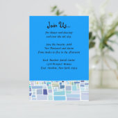 Wailing Wall Israel Bar Bat Mitzvah Reception Kaar Kaart (Staand voorkant)