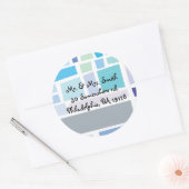 Wailing Wall Israel Bar Bat Mitzvah Reply sticker (Envelop)