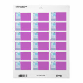 Wailing Wall Israel Bar Bat Mitzvah Uitnodiging Etiket (Full Sheet)