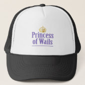 Wails/prinses van zeilen trucker pet (Voorkant)