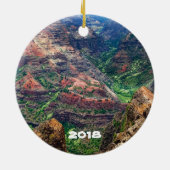 Wailua en Waimea Keramisch Ornament (Achterkant)