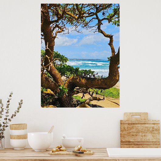 Wailua Golfbaan Scène Poster (Keuken)