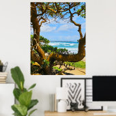 Wailua Golfbaan Scène Poster (Thuiskantoor)