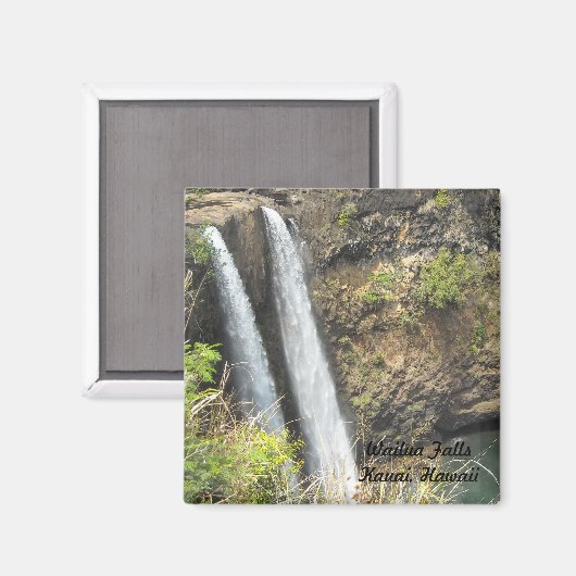 Wailua Herfsten Kauai, Hawaii Magneet (Voorkant / Achterkant)