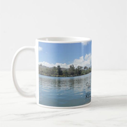 Wailua-rivier Hawaï Koffiemok (Links)