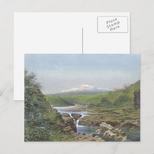 "Wailuku Herfsten, Hilo" - Briefkaart Jules Tavern (Voorkant / Achterkant)