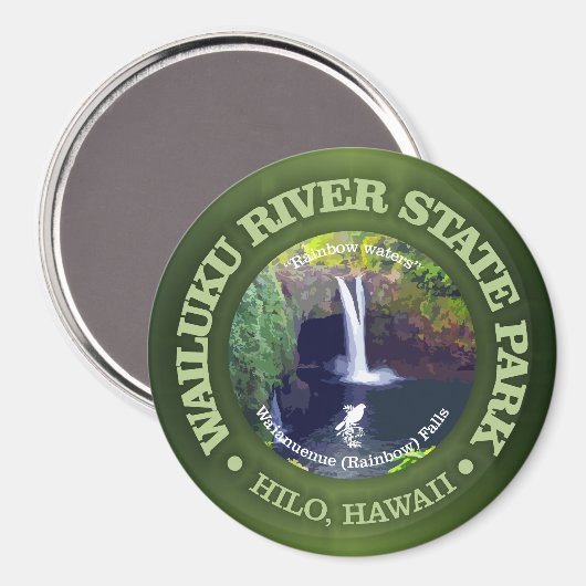 Wailuku River SP Magneet (Voorkant / Achterkant)
