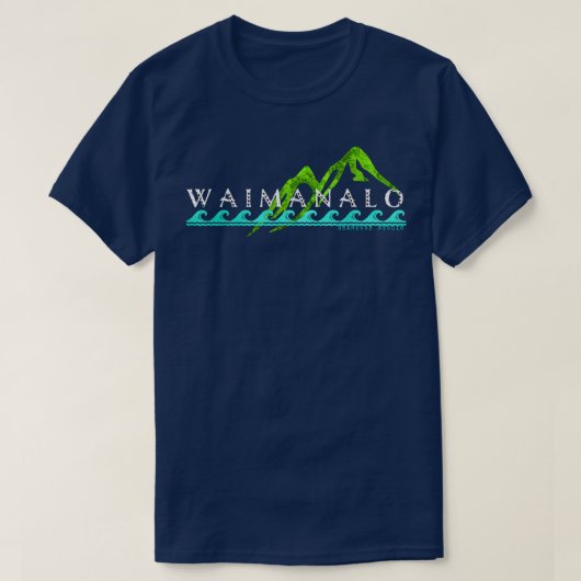 Waimanalo Hawaii Graphic Design T-Shirt (Design voorkant)
