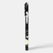 Waimanalo Hawaiian Hibiscus Batik Black Case-Mate iPhone Case (Achterkant / Links)