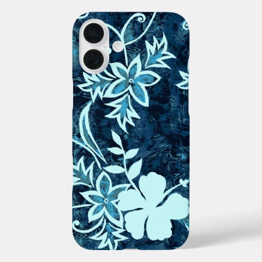 Waimanalo Hawaiian Hibiscus Batik Case-Mate iPhone Case (Achterkant)