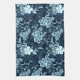 Waimanalo Hawaiian Hibiscus Kitchen Towel Theedoek